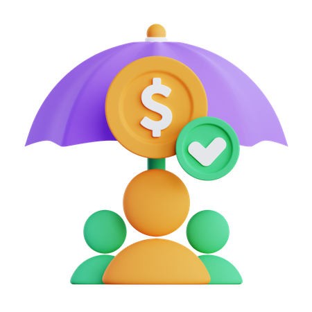 Financial Insurance  3D Icon