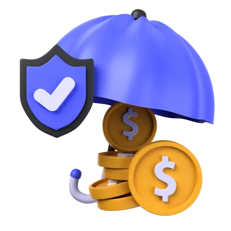 Financial Insurance  3D Icon