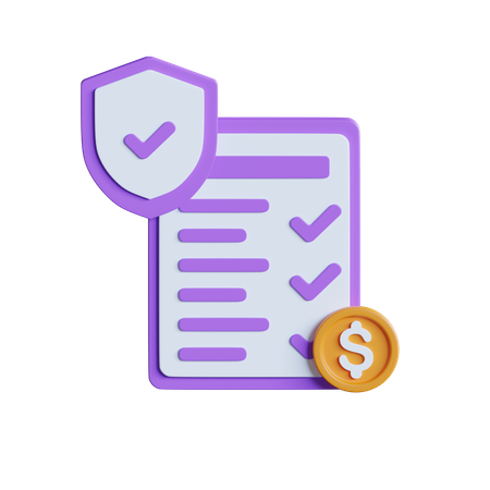 Financial Insurance  3D Icon
