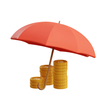 Financial Insurance  3D Illustration