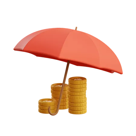 Financial Insurance 3D Illustration
