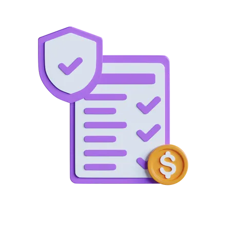 Financial Insurance 3D Icon