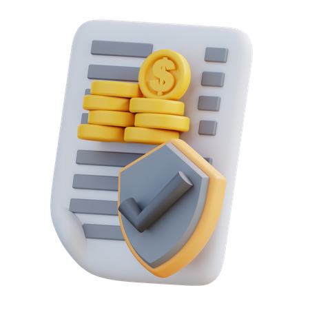 Financial Insurance 3D Icon