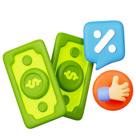 Financial Interest  3D Icon