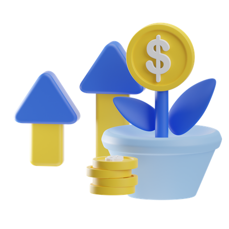 Financial Investment  3D Icon