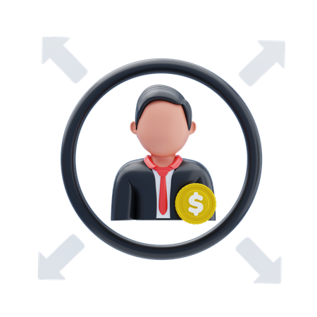 Financial Investor  3D Icon