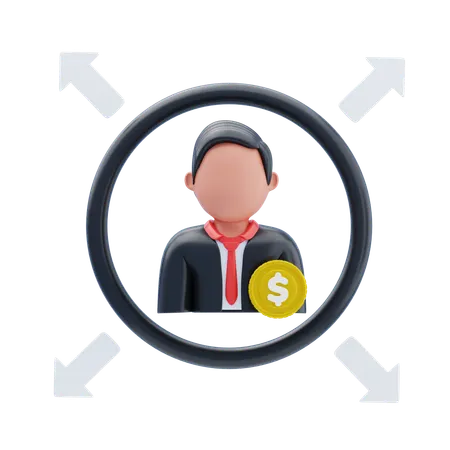 Financial Investor  3D Icon