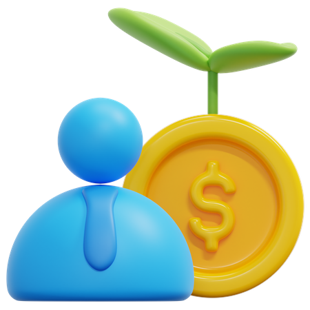 Financial Investor  3D Icon