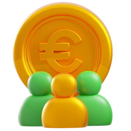 금융 투자자  3D Icon