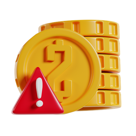 Financial Issue  3D Icon