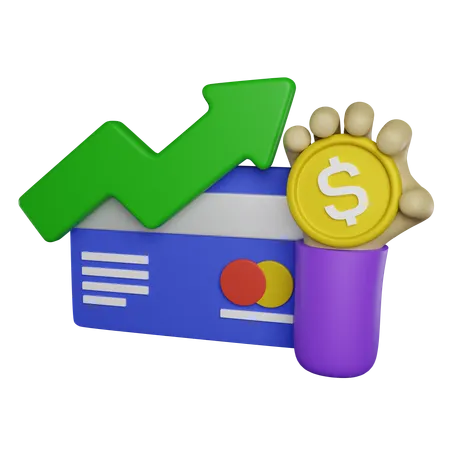 Financial Knowledge 3 D Icon 3D Icon