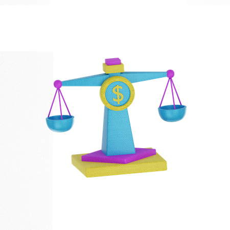 Financial Law  3D Icon