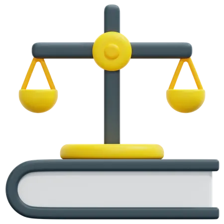 Financial Law  3D Icon