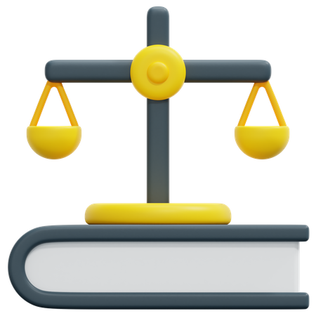 Financial Law  3D Icon