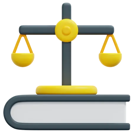 Financial Law 3D Icon