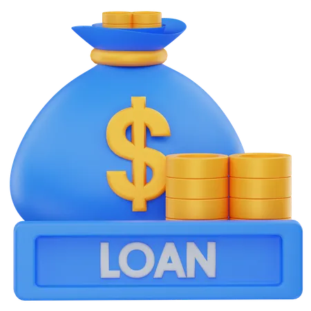 Financial Loan  3D Icon