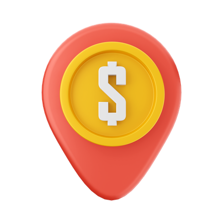 Financial Location  3D Icon