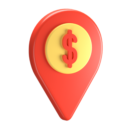 Financial Location  3D Illustration