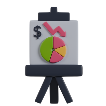 Financial Loss  3D Icon