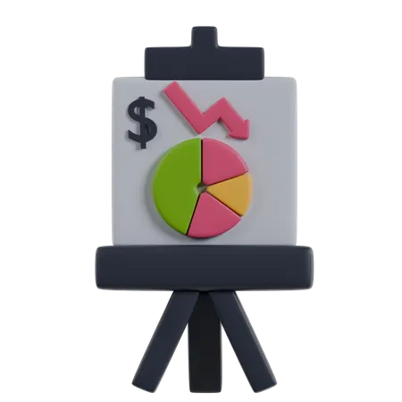 Financial Loss  3D Icon