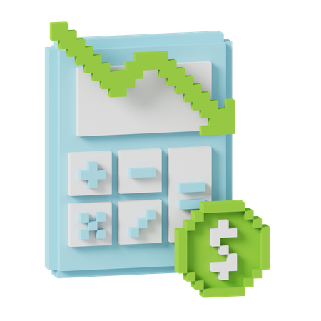 Financial Loss  3D Icon