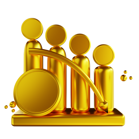 Financial Loss  3D Icon