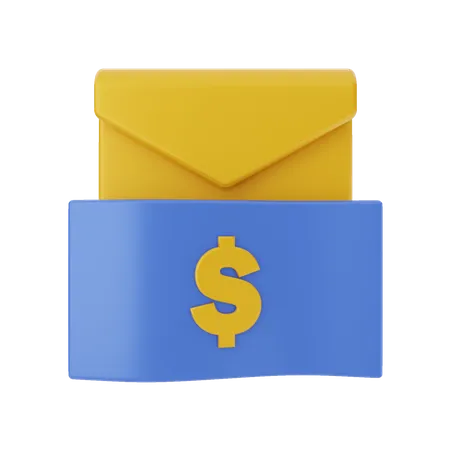 Financial Mail  3D Illustration