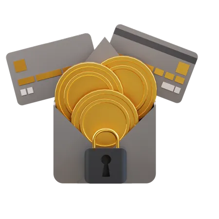 3 D Email Payment Earning Icon 3D Icon