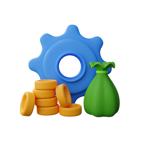 Financial management  3D Icon