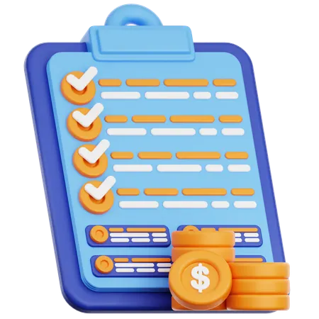 Financial Management  3D Icon
