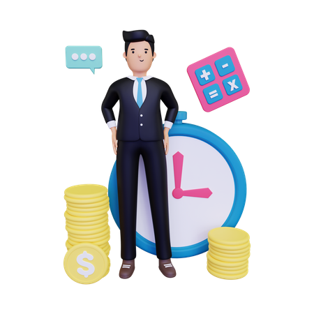 Financial manager  3D Icon