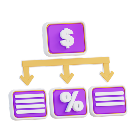 Financial Mechanism  3D Icon