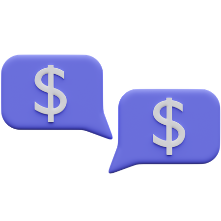 Financial Message  3D Icon