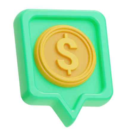 Financial Message  3D Icon