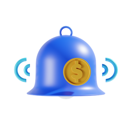Financial Notification  3D Icon