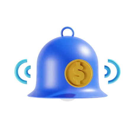 Financial Notification 3 D Icon Illustration 3D Icon