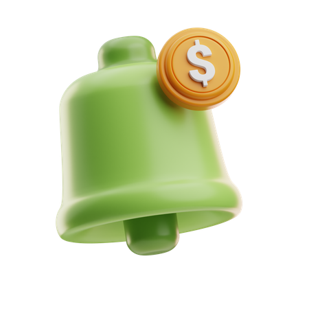 Financial Notification  3D Icon