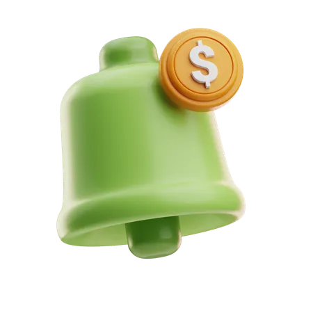 Financial Notification  3D Icon