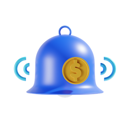 Financial Notification  3D Icon