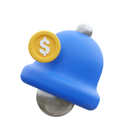 Financial Notification  3D Icon