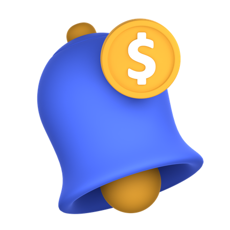 Financial Notification  3D Icon