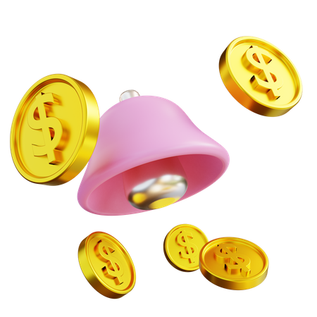 Financial Notification  3D Icon