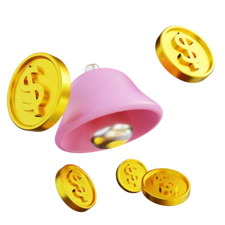 Financial Notification  3D Icon