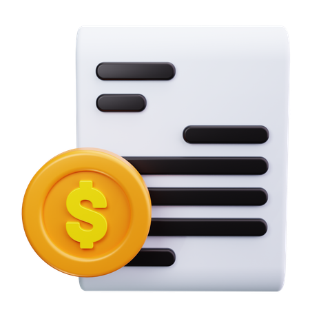 Financial Payment  3D Icon