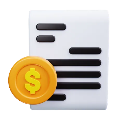 Financial Payment  3D Icon