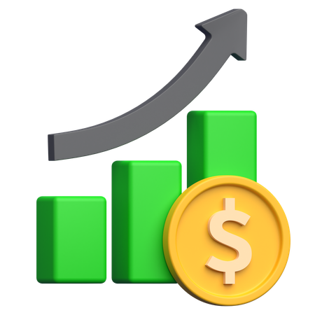 Financial Performance  3D Icon