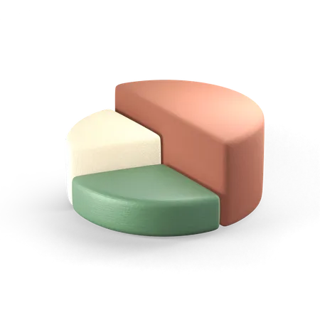 Financial Pie Chart  3D Icon