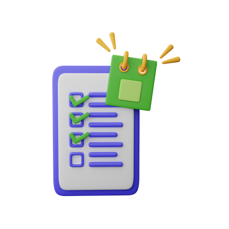 Financial plan  3D Icon