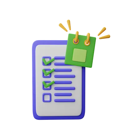 Financial plan  3D Icon