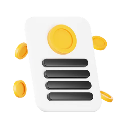 Financial planner  3D Icon